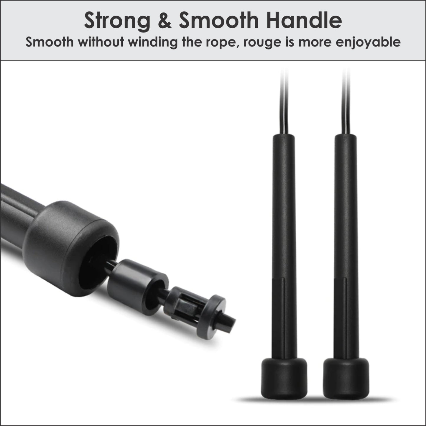 Adjustable Adult Skipping Rope Gym Fitness Boxing Speed Exercise Jump Workout UK