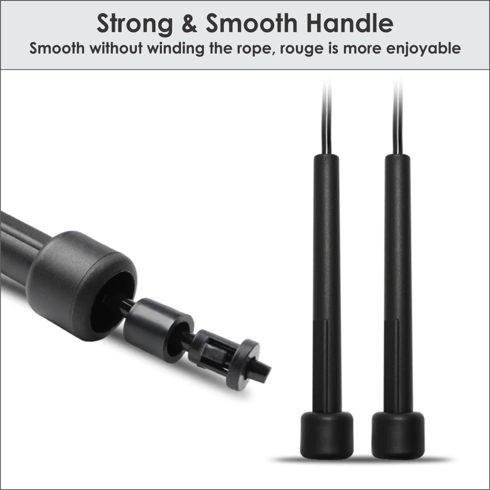 Adjustable Adult Skipping Rope Gym Fitness Boxing Speed Exercise Jump Workout UK