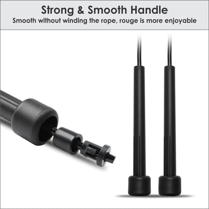 Adjustable Adult Skipping Rope Gym Fitness Boxing Speed Exercise Jump Workout UK